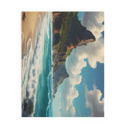 Seaside Cliff Beach Jigsaw Puzzle — (120/252/500 pieces) - Puzzle
