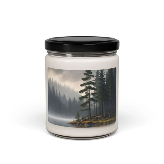 Serene Forest Scented Soy Candle Nature Decor Aromatherapy Candle Eco-Friendly Gift Home Fragrance - Christmas Warmth