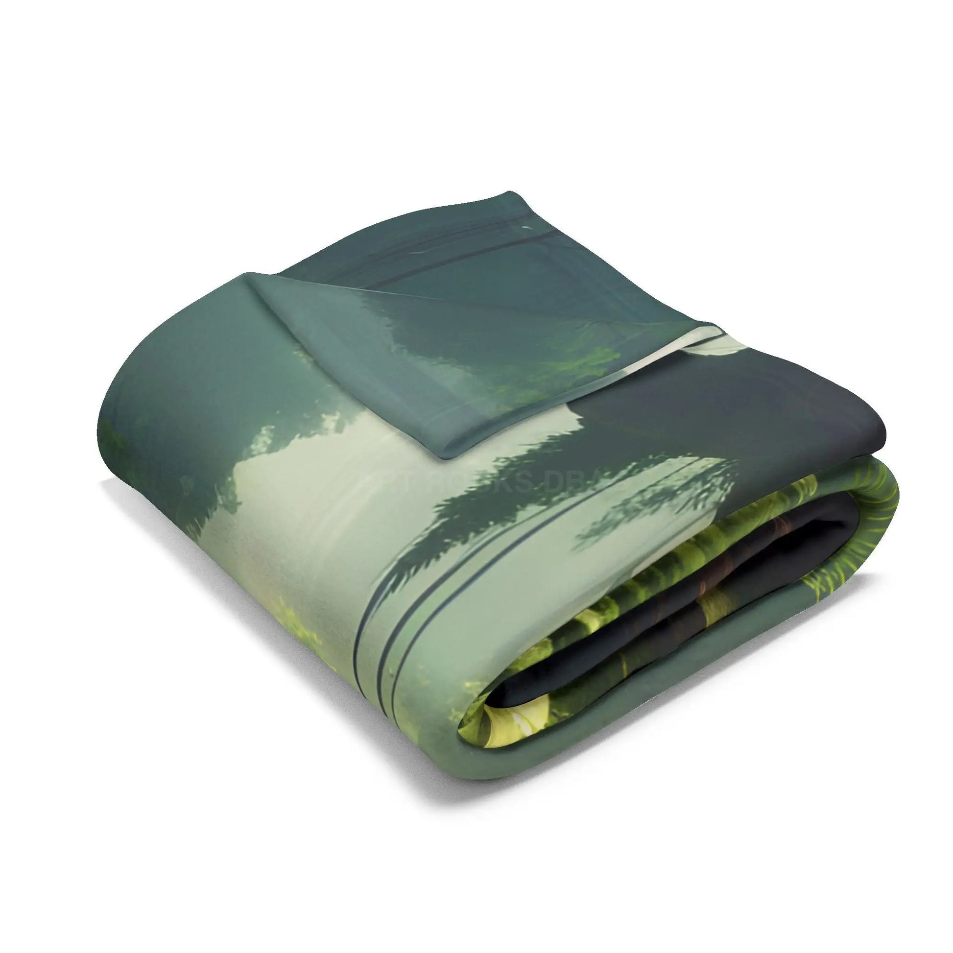 Serene Jungle Fleece Blanket Cozy Throw for Home Decor Nature-Inspired Gift for Him/Her Perfect for Camping
