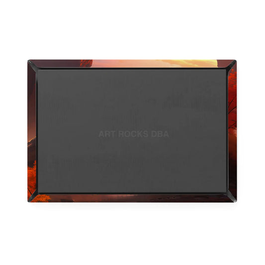 Serene Landscape Magnet Perfect for Home Decor Gifts Fridge Art Inspirational Décor Nature Lover Gifts - 1 pc / 2’’ x