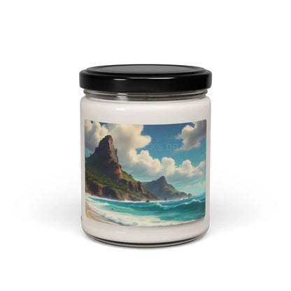 Serene Ocean Escape Candle – Relaxing Home Decor Aromatherapy Gift Beach Lover’s Relaxation Table Centerpiece Spa-Day