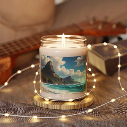 Serene Ocean Escape Candle – Relaxing Home Decor Aromatherapy Gift Beach Lover’s Relaxation Table Centerpiece Spa-Day