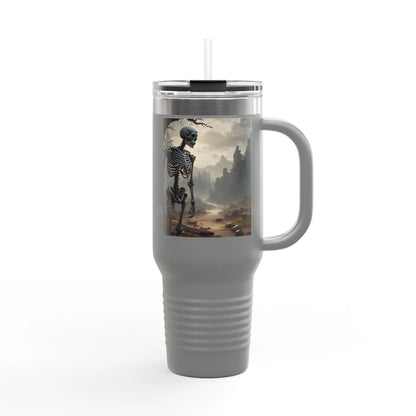 Skeleton Insulated Travel Mug Insulated Cup for Coffee Hot Drinks Halloween Gift Travel Enthusiast Unique Travel Cup