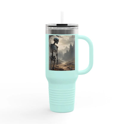 Skeleton Insulated Travel Mug Insulated Cup for Coffee Hot Drinks Halloween Gift Travel Enthusiast Unique Travel Cup