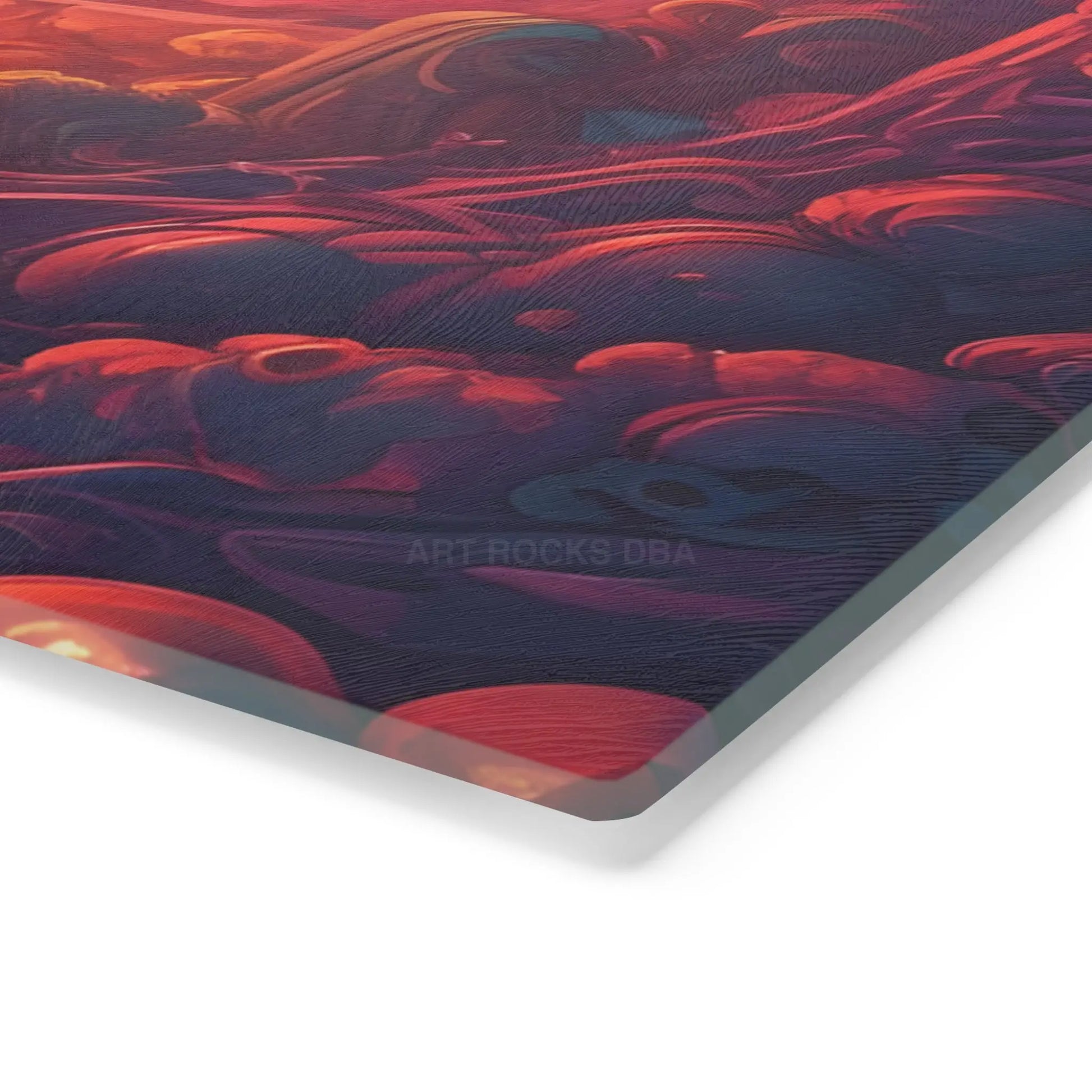 Skeletons in Love Cutting Board — Romantic Skull Art Kitchen Board - Home Decor