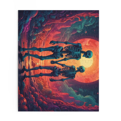 Skeletons In Love Puzzle — 120/252/500-Piece Jigsaw - Puzzle