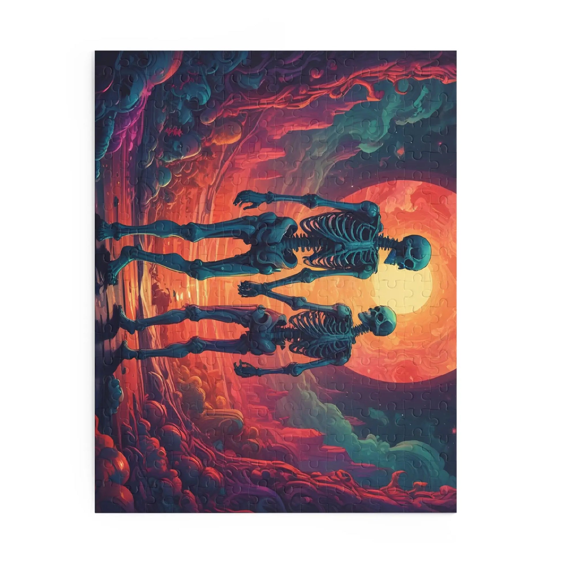 Skeletons In Love Puzzle — 120/252/500-Piece Jigsaw - Puzzle