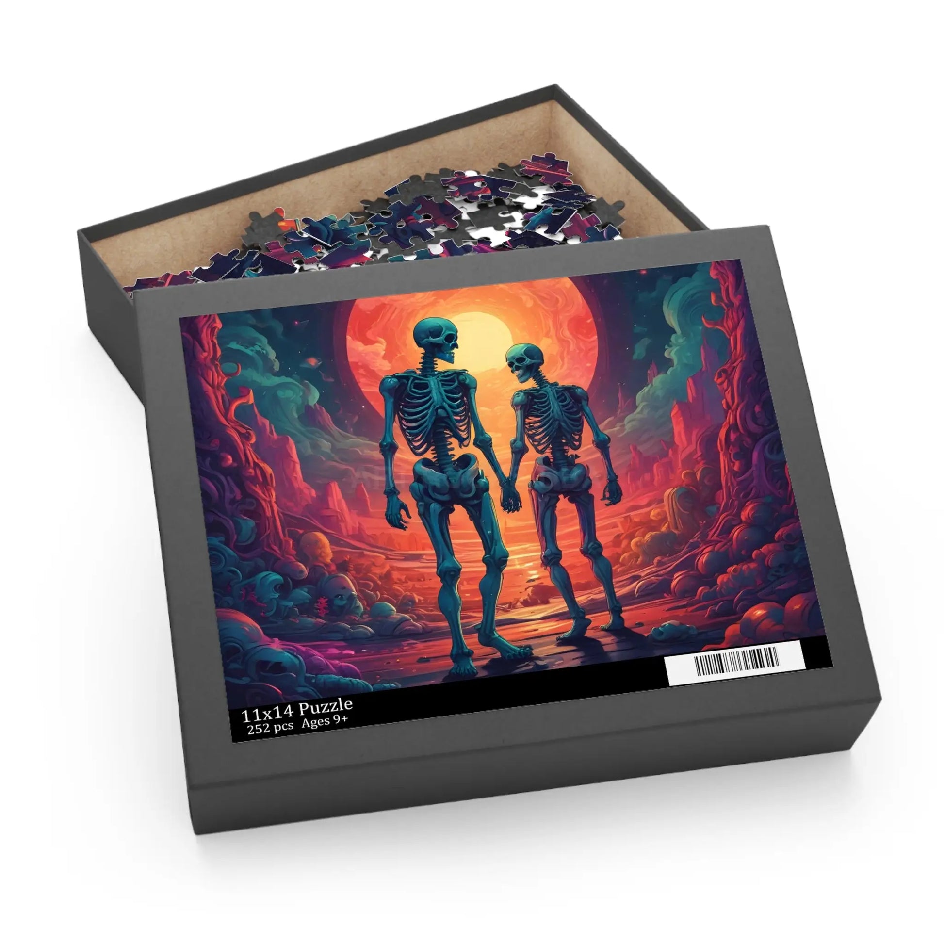 Skeletons In Love Puzzle — 120/252/500-Piece Jigsaw - Puzzle