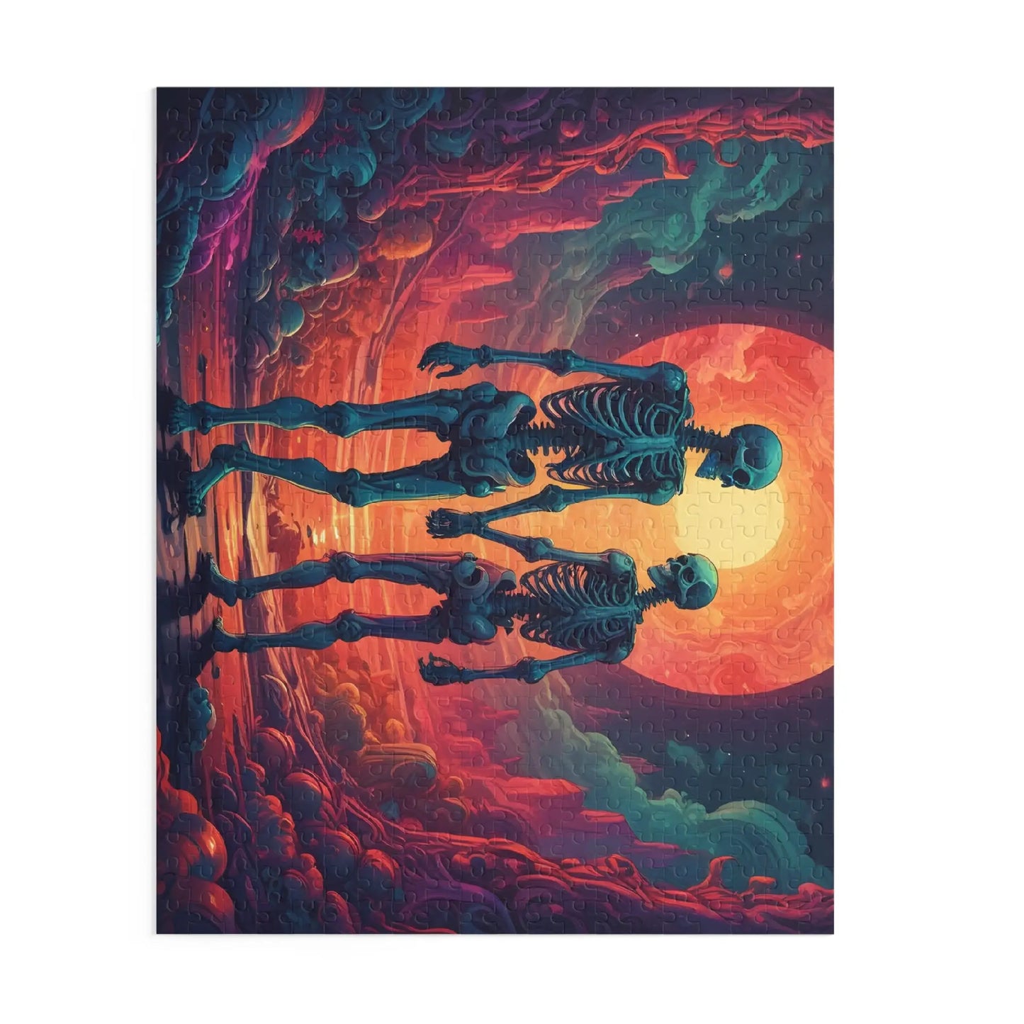 Skeletons In Love Puzzle — 120/252/500-Piece Jigsaw - Puzzle