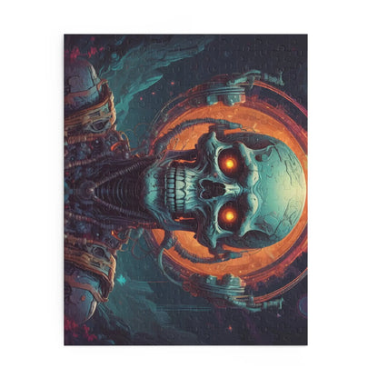 Skull Mystic Jigsaw Puzzle — Neon Skeletal Art (120/252/500 pcs) - Puzzle