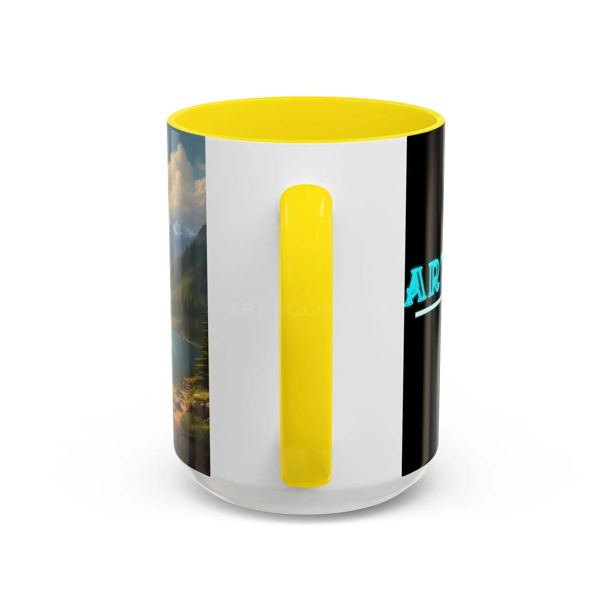 Snow Melt Mountain River Accent Coffee Mug — Nature Landscape 11/15oz - Mug