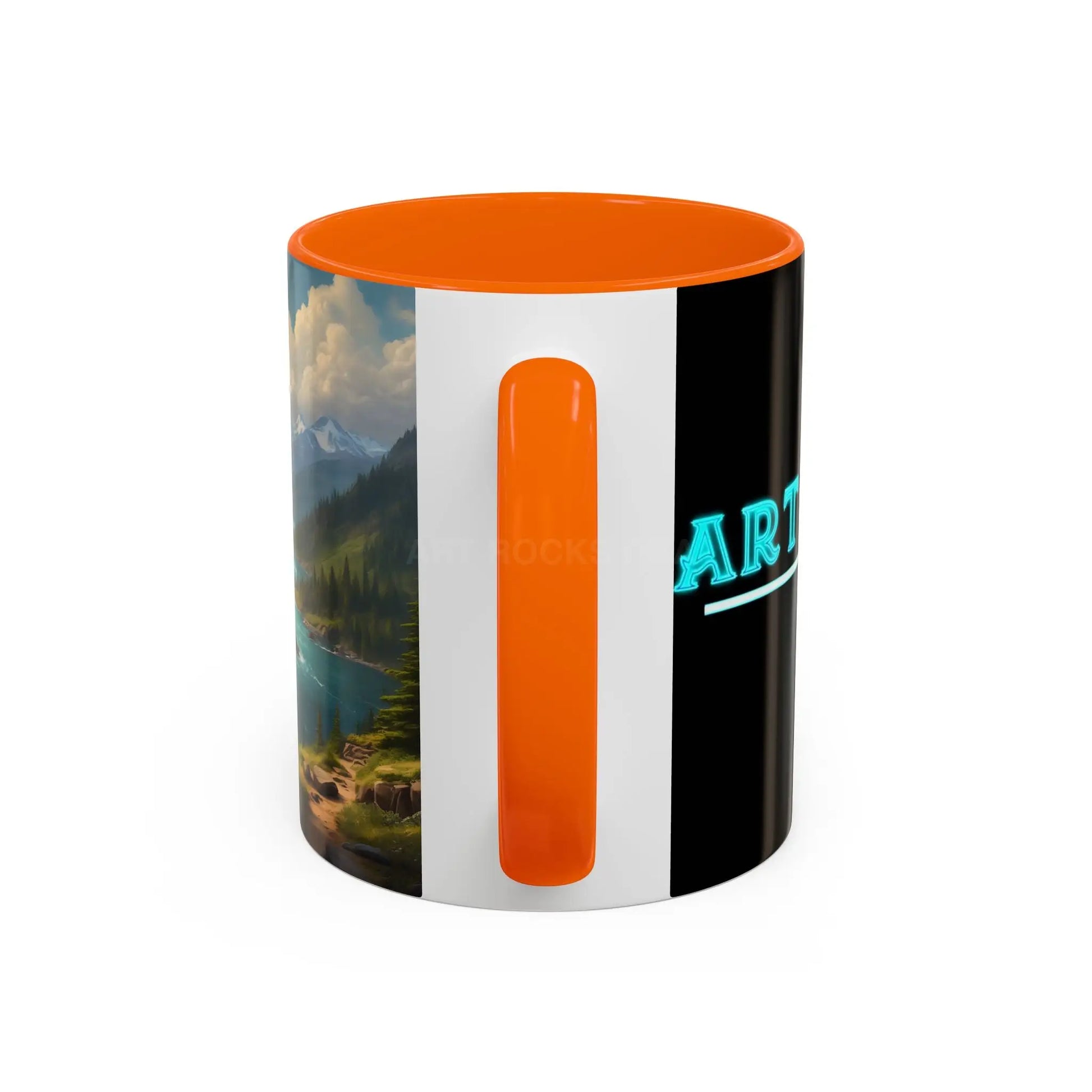 Snow Melt Mountain River Accent Coffee Mug — Nature Landscape 11/15oz - Mug