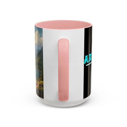 Snow Melt Mountain River Accent Coffee Mug — Nature Landscape 11/15oz - Mug