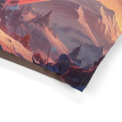 Space Astronaut Pet Bed — Cosmic Planet Adventure Print for Dogs & Cats - Pets