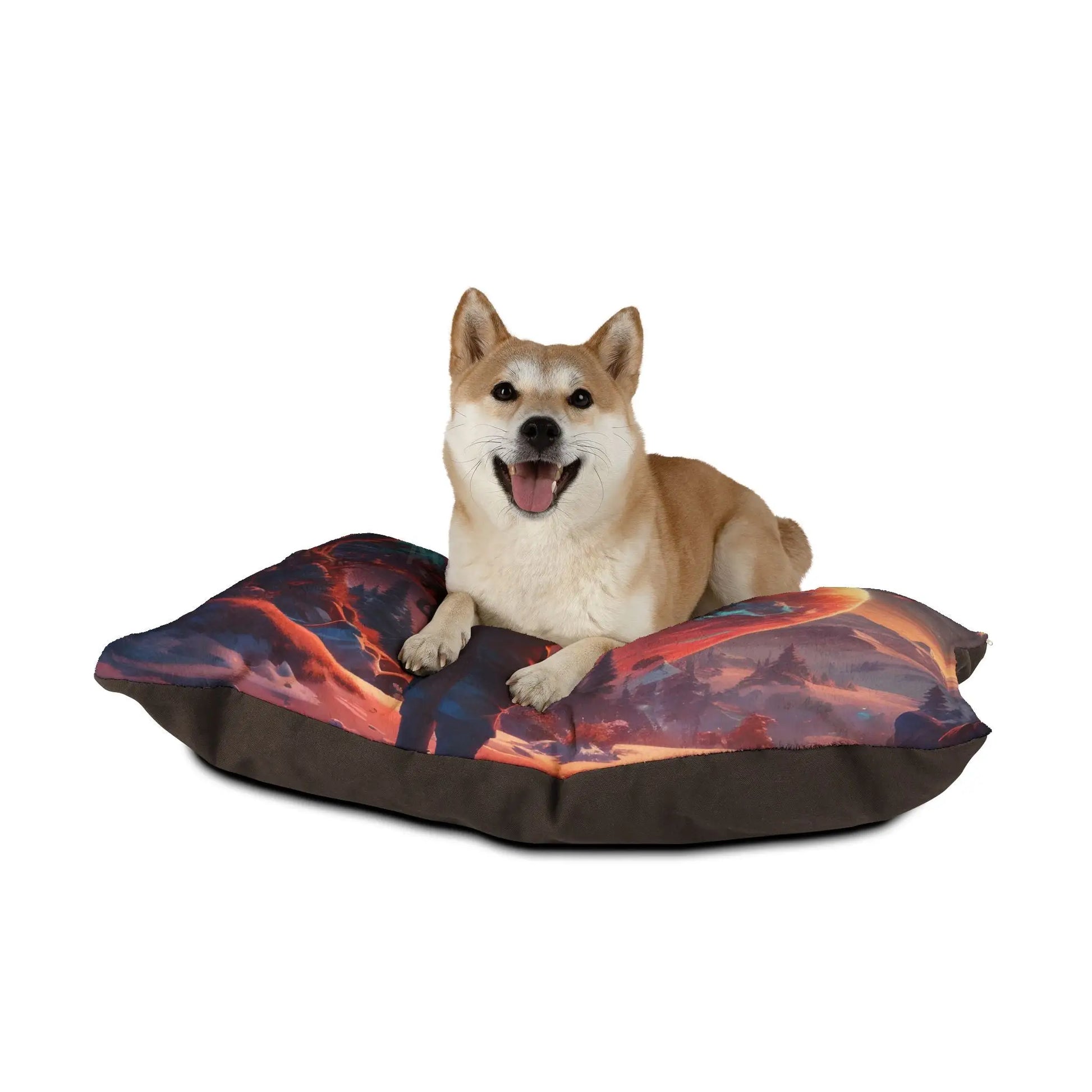 Space Astronaut Pet Bed — Cosmic Planet Adventure Print for Dogs & Cats - Pets