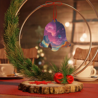 Space Dreamscape Metal Ornament - Home Decor