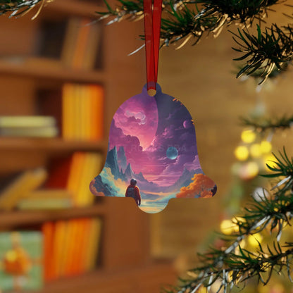 Space Dreamscape Metal Ornament - Home Decor