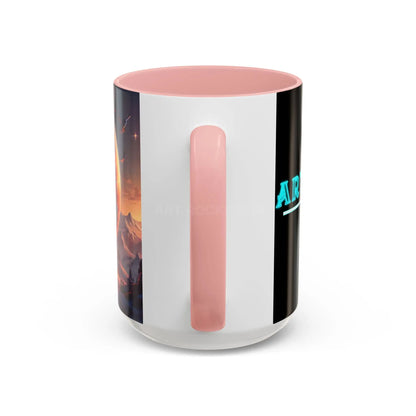 Space Explorer Coffee Mug — Astronaut Planet Scene Accent Mug (11/15oz) - Mug