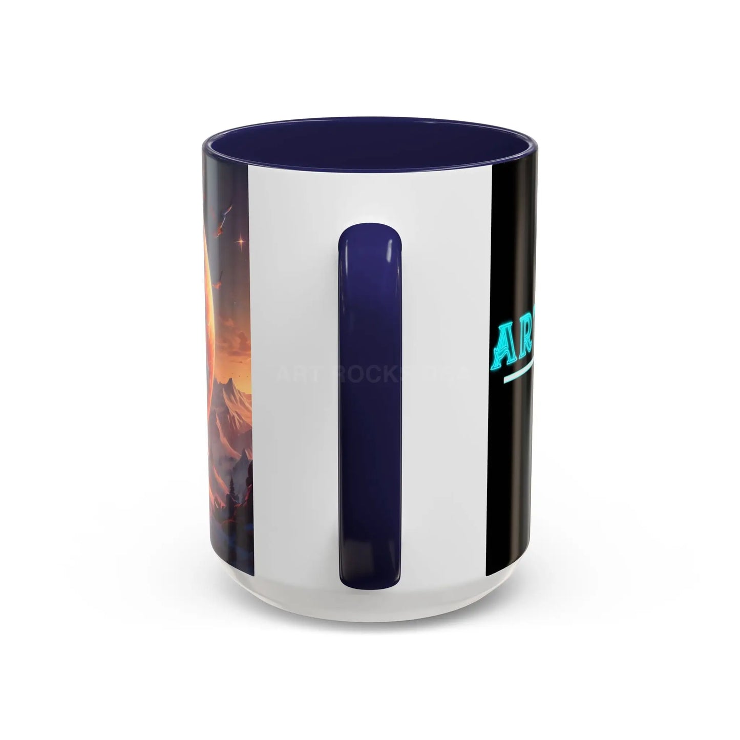 Space Explorer Coffee Mug — Astronaut Planet Scene Accent Mug (11/15oz) - Mug