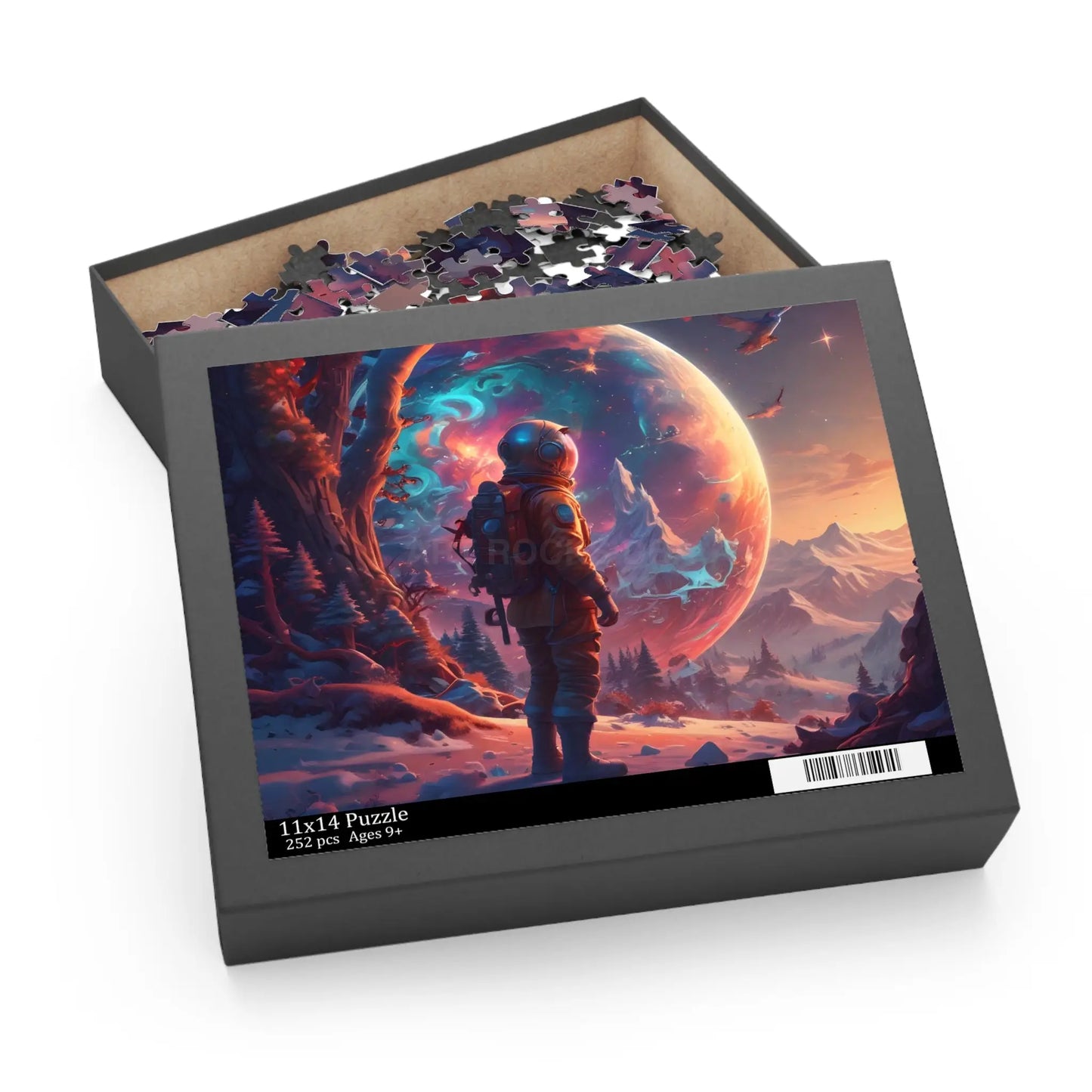 Space Explorer Jigsaw Puzzle — Astronaut Landscape 120/252/500-Piece - Puzzle