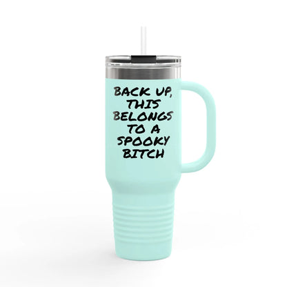 Spooky Bat Halloween Insulated Travel Mug 40oz - Fun Gift for Halloween Coffee Lovers Personalized Drinkware Travel