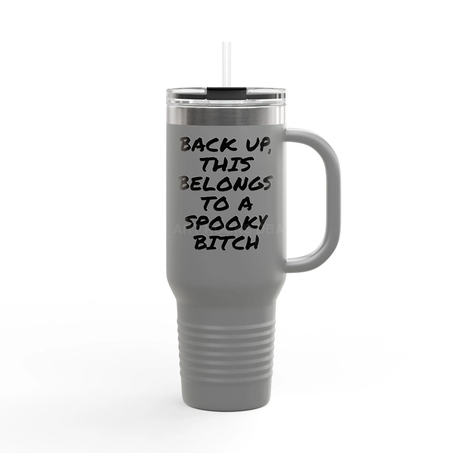 Spooky Bat Halloween Insulated Travel Mug 40oz - Fun Gift for Halloween Coffee Lovers Personalized Drinkware Travel