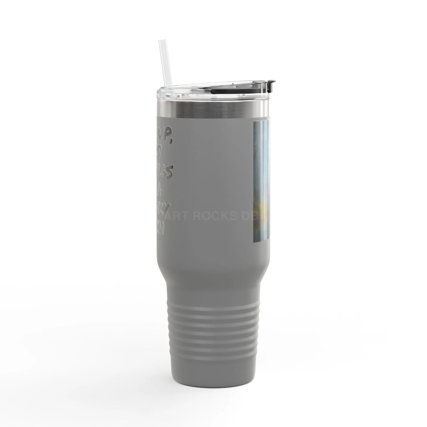 Spooky Bitch Clock 40oz Insulated Travel Mug with Inspirational Quotes and Unique Design Perfect for Coffee Lovers
