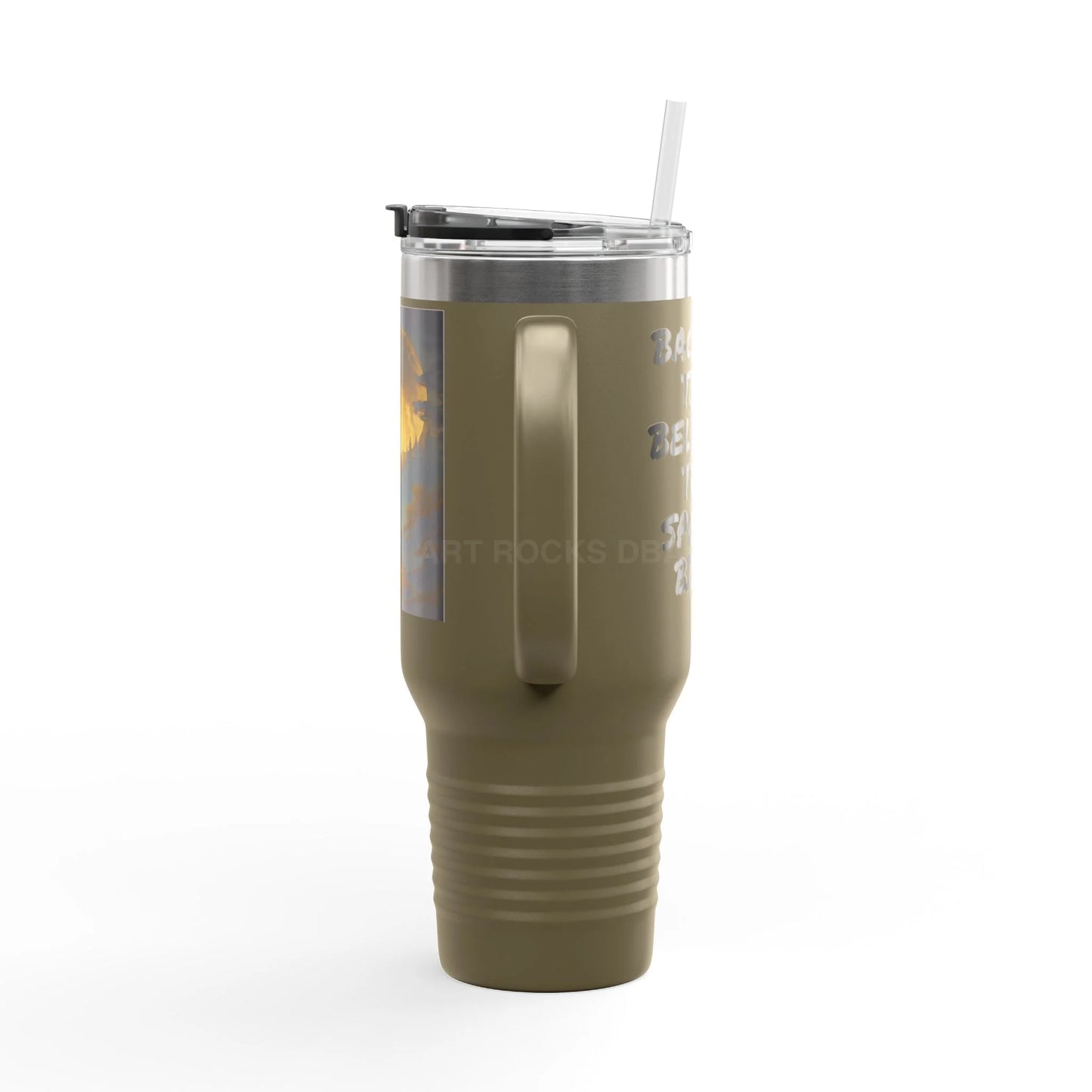 Spooky Bitch Full Moon Insulated 40oz Travel Mug - Adventure Awaits | Perfect for Camping Road Trips Gifts Outdoor