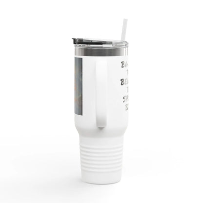 Spooky Bitch Haunted House Insulated Travel Mug Halloween Mug 40oz Coffee Cup Pumpkin Spice Mug Haunted House Travel