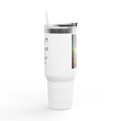 Spooky Bitch Insulated Travel Mug for Adventure Seekers Ideal for Coffee Lovers Eco-Friendly Hydration Perfect