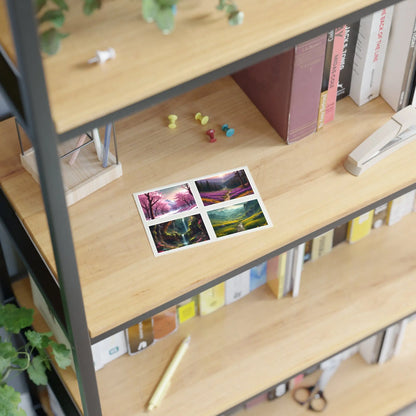 Spring Nature Sticker Sheets - Aesthetic Floral Art Nature Decor Scrapbooking Gift Wrapping DIY Projects - Paper