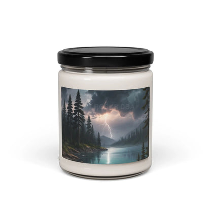Stormy Lake Scented Candle Aromatherapy Candle for Relaxation Eco-Friendly Gift Home Decor Candle for Meditation - Home