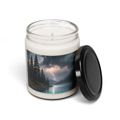 Stormy Lake Scented Candle Aromatherapy Candle for Relaxation Eco-Friendly Gift Home Decor Candle for Meditation - Home
