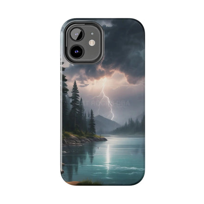 Stormy Lake Tough Phone Cases for Adventurers Protective Phone Cover Outdoor Enthusiast Gift Stylish Cases for Nature