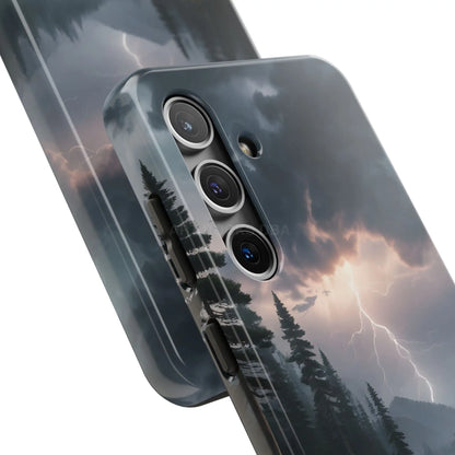 Stormy Lake Tough Phone Cases for Adventurers Protective Phone Cover Outdoor Enthusiast Gift Stylish Cases for Nature