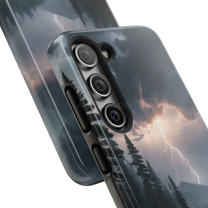 Stormy Lake Tough Phone Cases for Adventurers Protective Phone Cover Outdoor Enthusiast Gift Stylish Cases for Nature