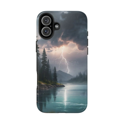 Stormy Lake Tough Phone Cases for Adventurers Protective Phone Cover Outdoor Enthusiast Gift Stylish Cases for Nature