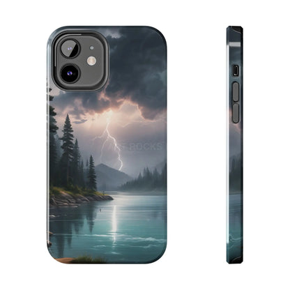 Stormy Lake Tough Phone Cases for Adventurers Protective Phone Cover Outdoor Enthusiast Gift Stylish Cases for Nature