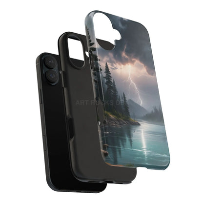 Stormy Lake Tough Phone Cases for Adventurers Protective Phone Cover Outdoor Enthusiast Gift Stylish Cases for Nature