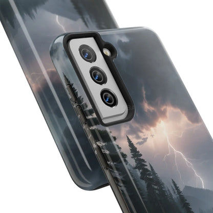 Stormy Lake Tough Phone Cases for Adventurers Protective Phone Cover Outdoor Enthusiast Gift Stylish Cases for Nature