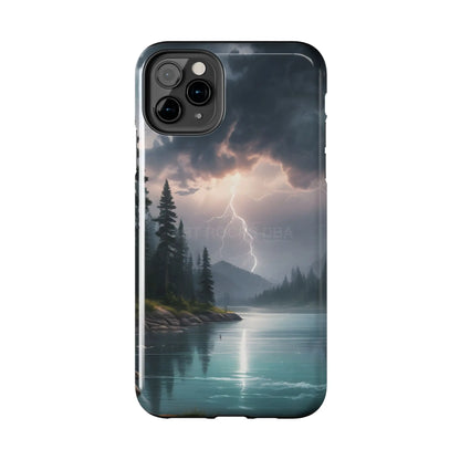 Stormy Lake Tough Phone Cases for Adventurers Protective Phone Cover Outdoor Enthusiast Gift Stylish Cases for Nature