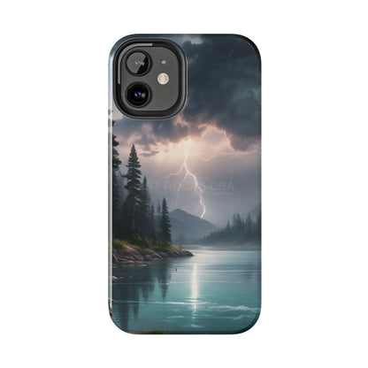 Stormy Lake Tough Phone Cases for Adventurers Protective Phone Cover Outdoor Enthusiast Gift Stylish Cases for Nature