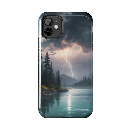 Stormy Lake Tough Phone Cases for Adventurers Protective Phone Cover Outdoor Enthusiast Gift Stylish Cases for Nature