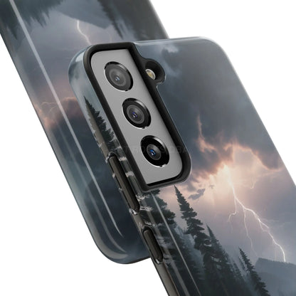Stormy Lake Tough Phone Cases for Adventurers Protective Phone Cover Outdoor Enthusiast Gift Stylish Cases for Nature
