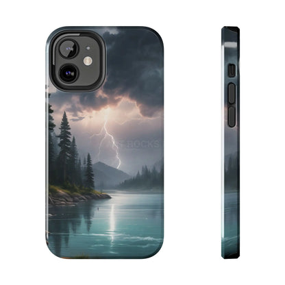 Stormy Lake Tough Phone Cases for Adventurers Protective Phone Cover Outdoor Enthusiast Gift Stylish Cases for Nature