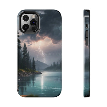Stormy Lake Tough Phone Cases for Adventurers Protective Phone Cover Outdoor Enthusiast Gift Stylish Cases for Nature