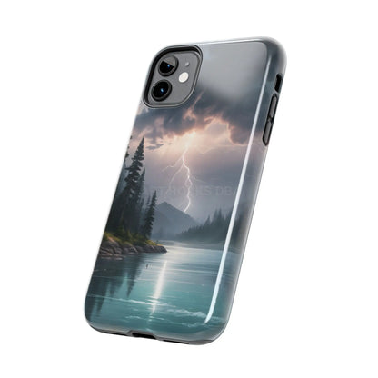 Stormy Lake Tough Phone Cases for Adventurers Protective Phone Cover Outdoor Enthusiast Gift Stylish Cases for Nature