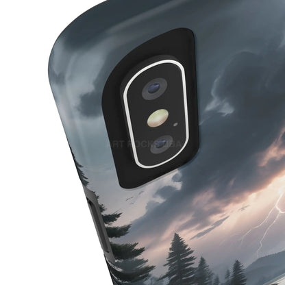 Stormy Lake Tough Phone Cases for Adventurers Protective Phone Cover Outdoor Enthusiast Gift Stylish Cases for Nature