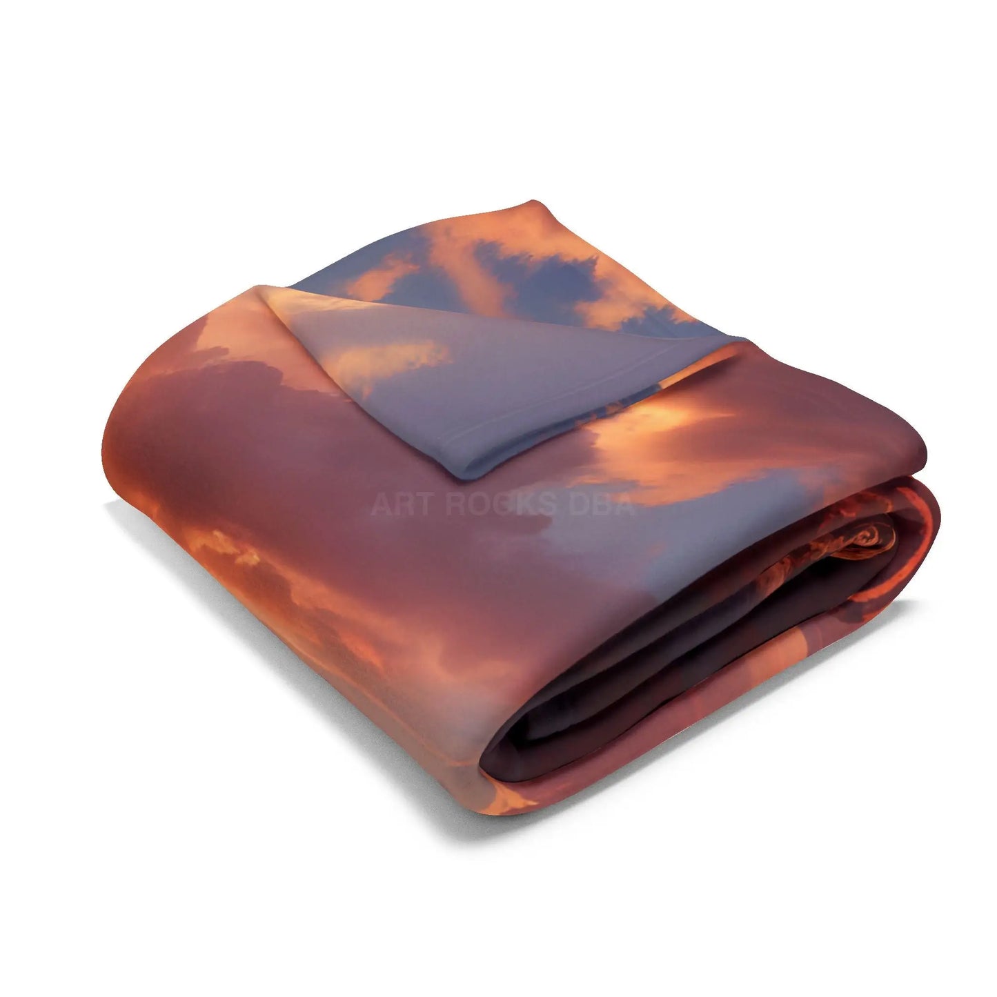 Sunset Canyon Arctic Fleece Blanket - Cozy Throw Mountain Decor Gift for Nature Lovers Camping Essential Home Warmth