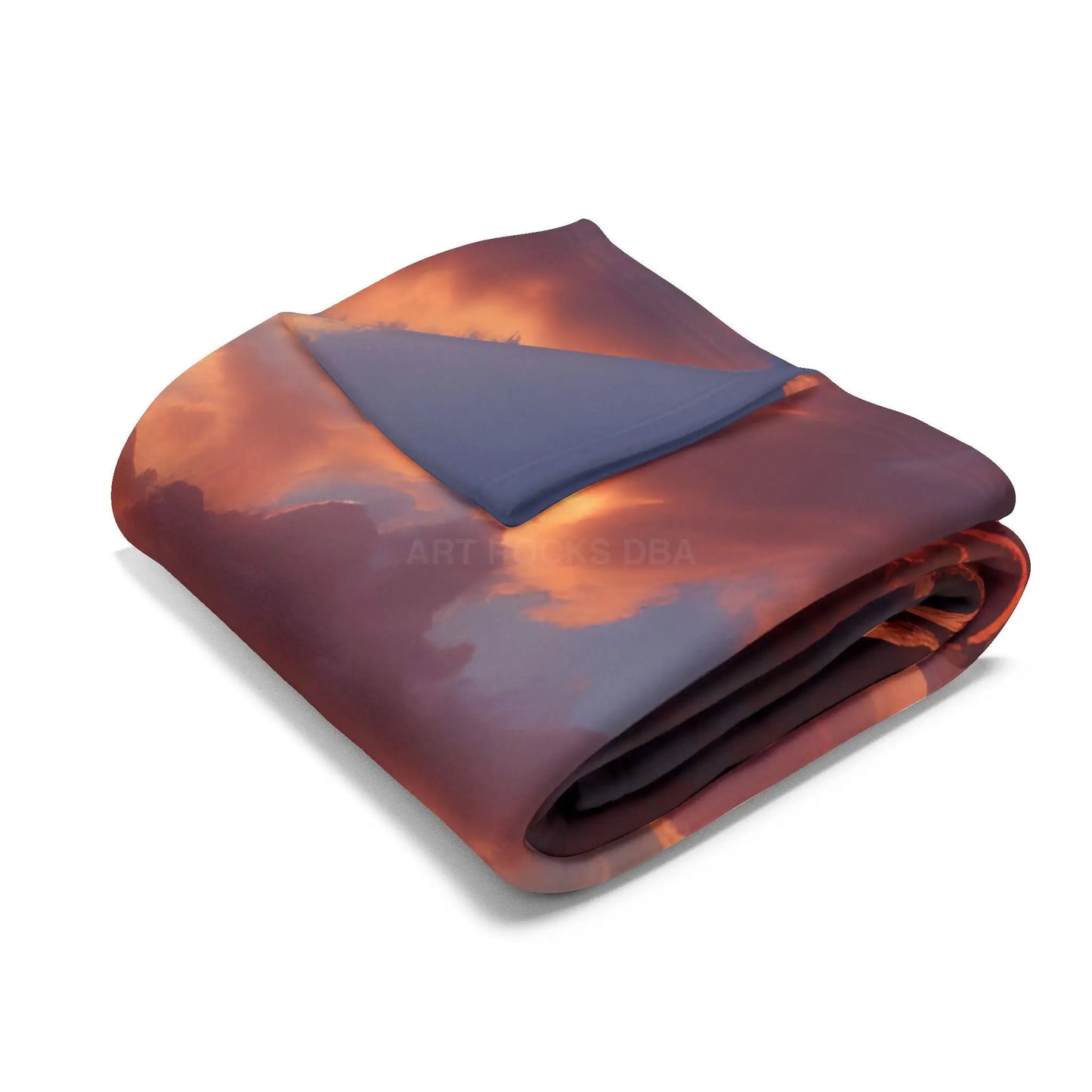 Sunset Canyon Arctic Fleece Blanket - Cozy Throw Mountain Decor Gift for Nature Lovers Camping Essential Home Warmth